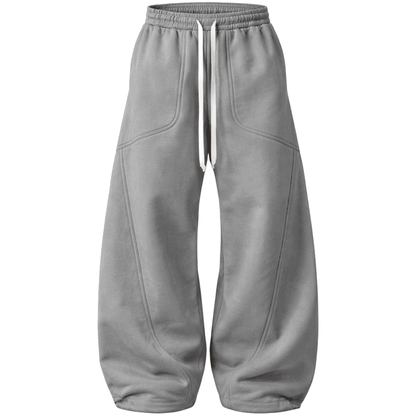 Cloud Grey Oversized Sweatpants